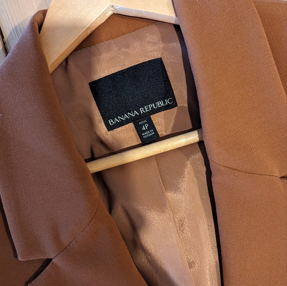 Banana Republic blazer rust Brown 4P - Picture 3 of 5